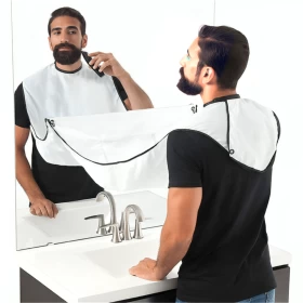Man Bathroom Apron Waterproof Beard Hair Shave
