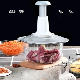 مفرمة يدوية متعددة الوظائف لتقطيع الخضروات واللحوم