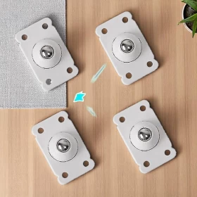 عجلات لاصقة لتحريك الأثاث المنزلي 4 قطع-حتی ۸ کیلو