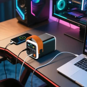 بورودو كابادوك باور بنك 60000mAh – شحن متعدد المنافذ مع شاشة TFT