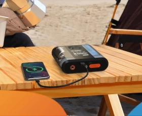 باورولوجي PPO47 منفاخ هواء مع جهاز تشغيل السيارة (قدرة 8800mAh)