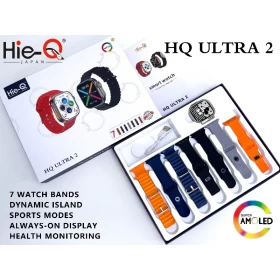 Smart Watch Ultra 2 Waterproof Japan Hie-Q - 7 Straps