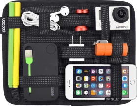 منظم Cocoon GRID-IT! صغير جدًا 7 × 5 بوصة – أسود