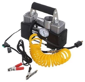 ضاغط هواء سيارة مزدوج الاسطوانة 12 فولت محمول -150PSI