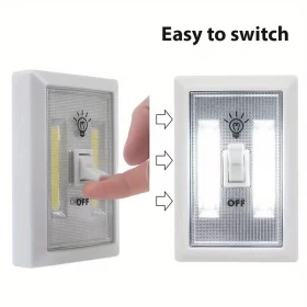Wireless Battery-Powered Lamp Flashlight Light Switch with Toggle HY-604